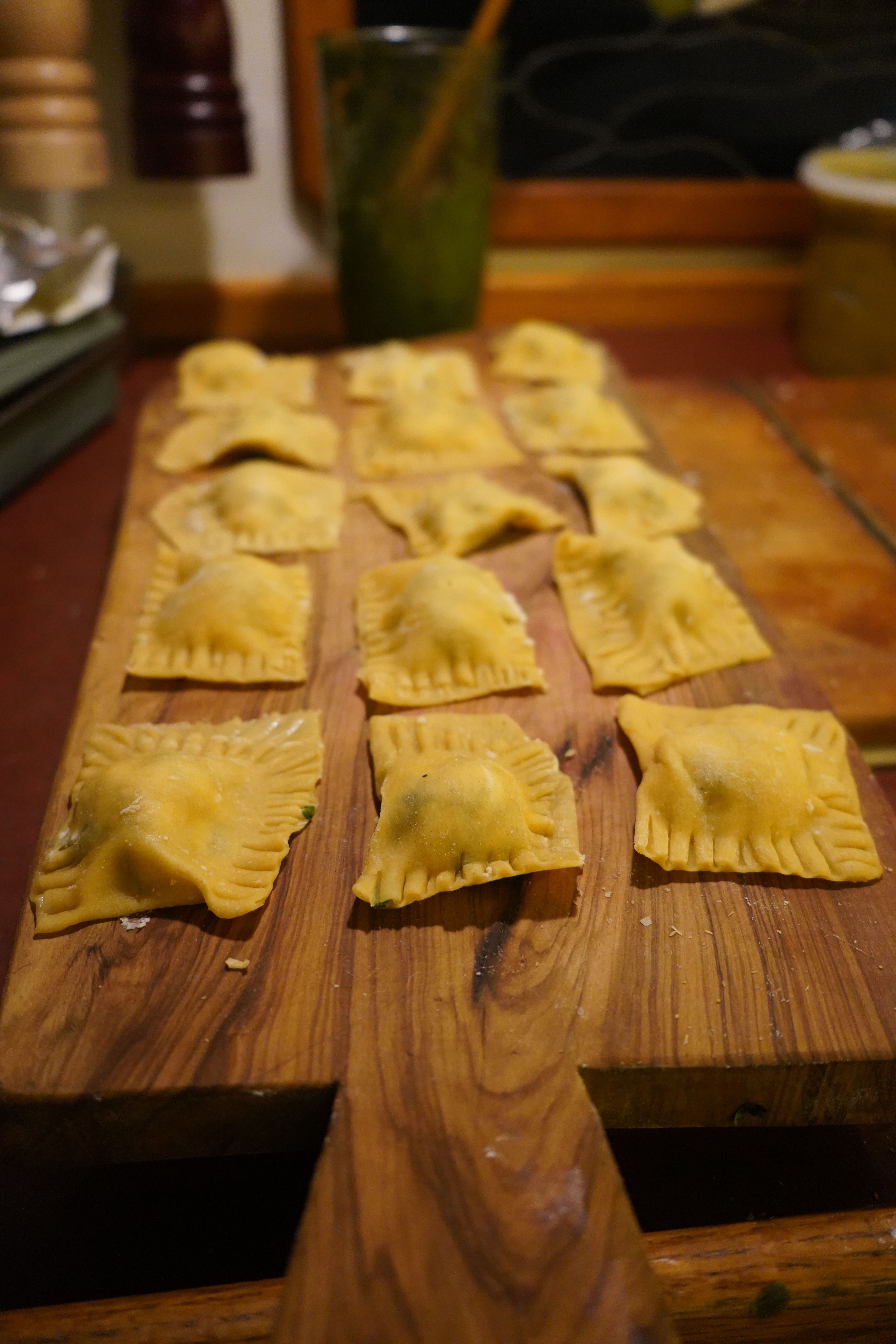 Ravioli with Nettle Pesto